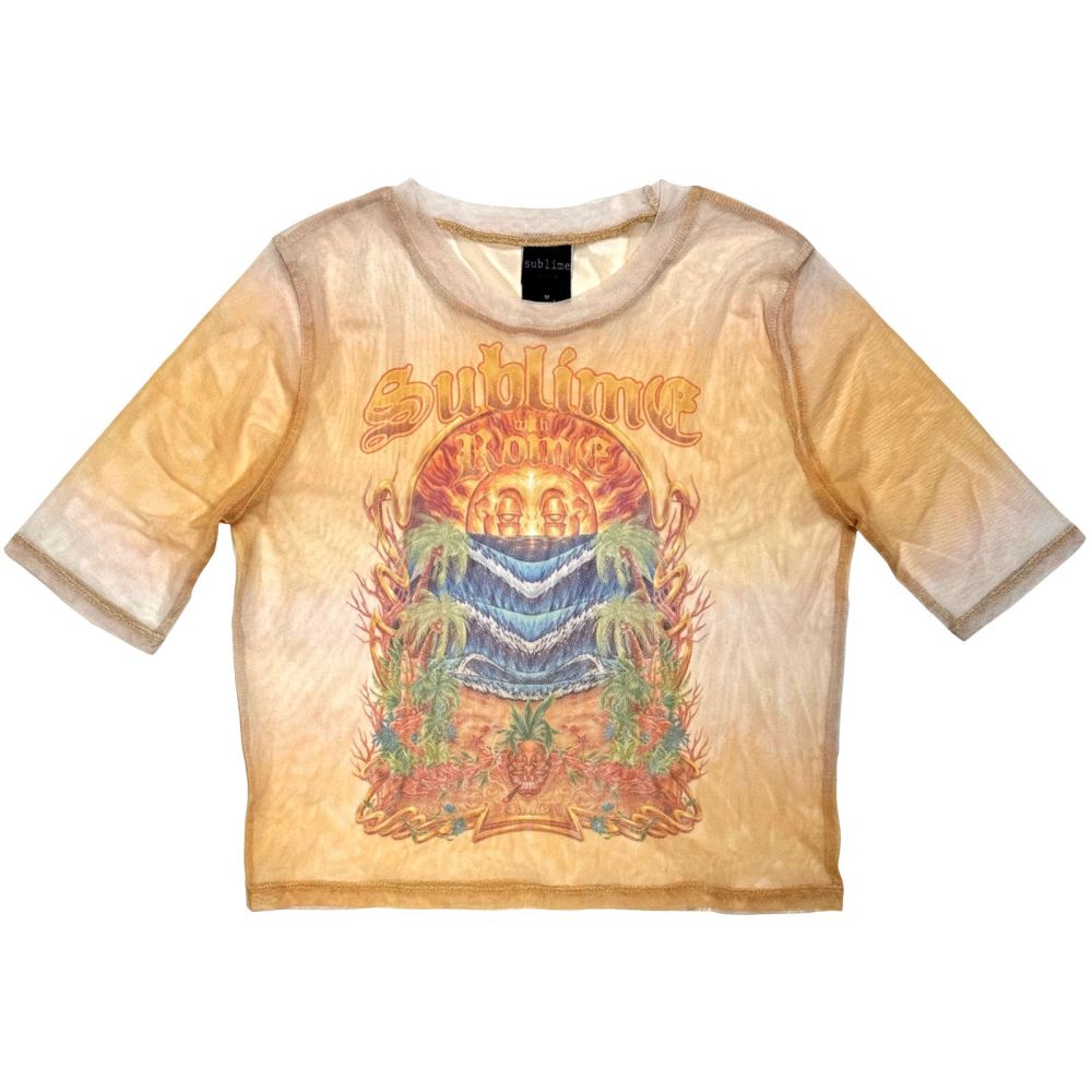 Sublime - Summer Season Crop top - Orange